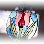 Stained Glass Easter Egg Ornaments